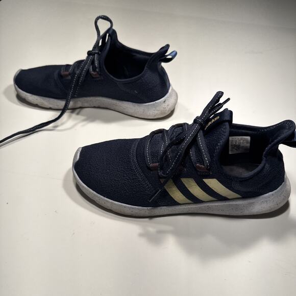 Adidas Cloudfoam Pure 2.0 Women’s Running Shoes, Sneakers, Navy/Golf, Size 9.5 - Picture 6 of 9